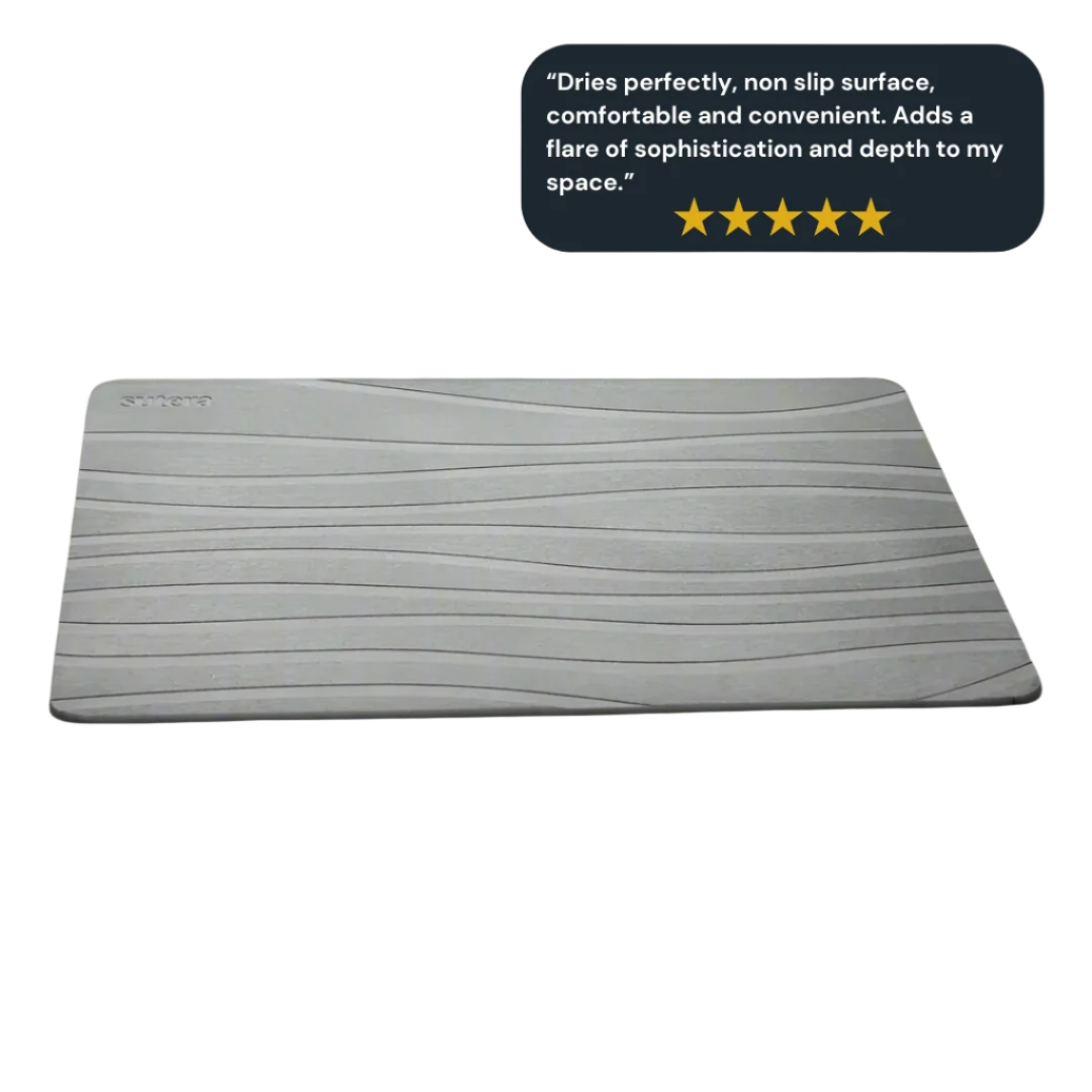 Quick-Dry Stone Bath Mat